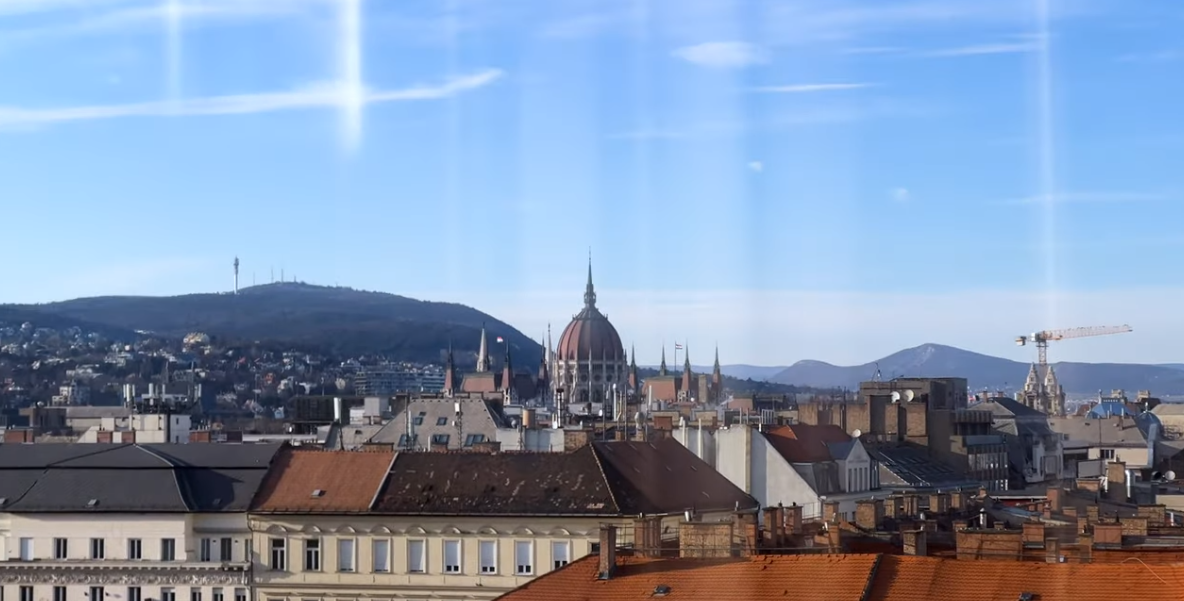 Utsikt fra Budapest Eye.
