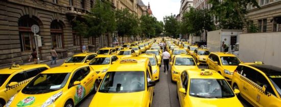 Pass på taxiene i Budapest - noen eksempler
