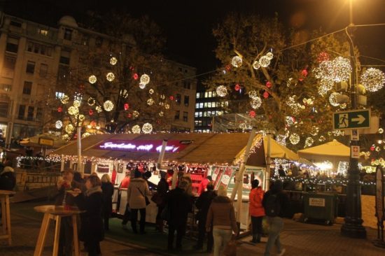Julemarked i Budapest i 2019