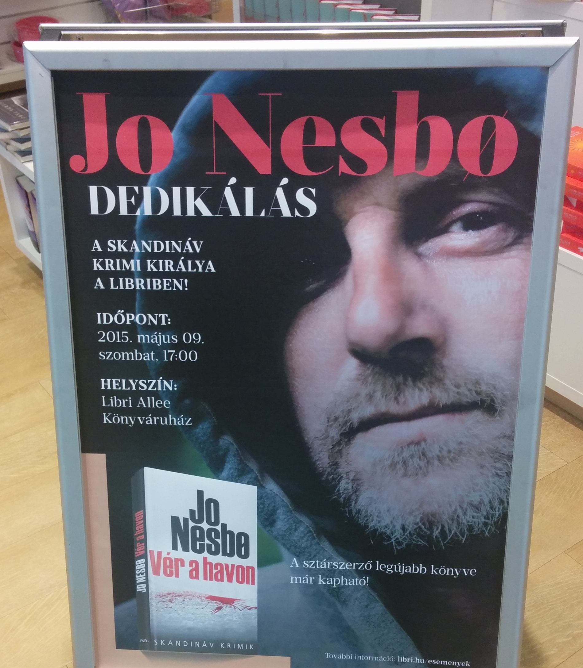 Jo Nesbø kommer til Budapest