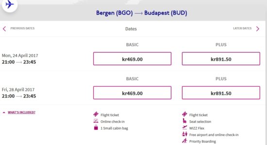 Fly fra Bergen til Budapest med Wizz Air!