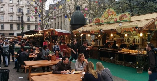 Vårmarked i Budapest 2016