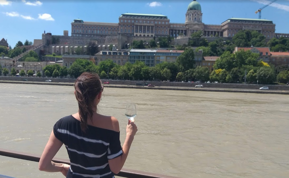 på elvecruise i budapest