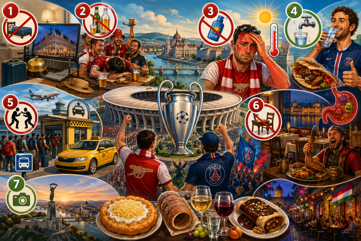 7 nybegynnerfeil du må unngå før Champions League-finalen mellom Arsenal og PSG i Budapest